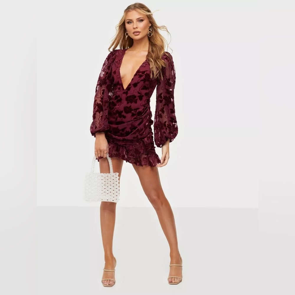 NWOT | FOR LOVE & LEMONS PENELOPE MINI DRESS-SMALL